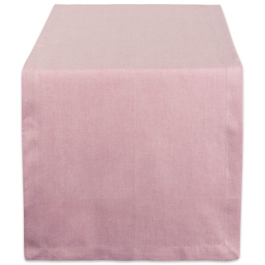 DII® 108" Solid Chambray Table Runner in Rose | 14" x 108" | Michaels®